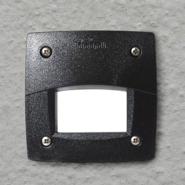 Fumagalli Leti 100 Square Eyelid Recessed Bricklight Black